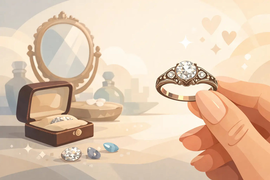 Bijou ancien de fiançailles, choisir l’unique