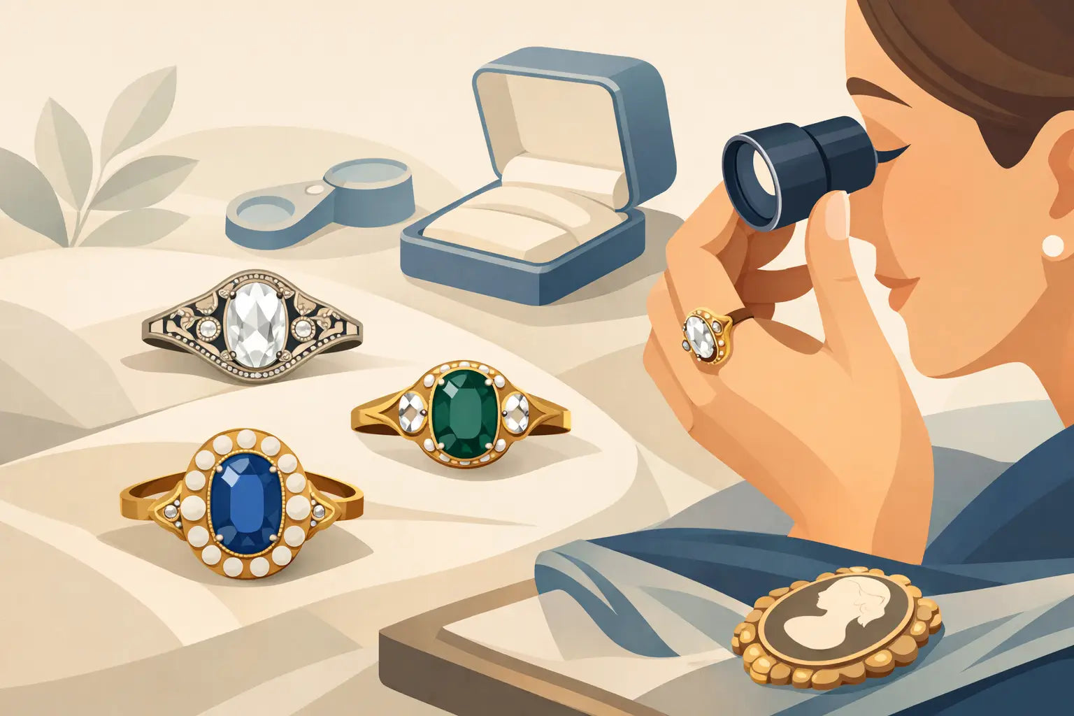 Bague ancienne, une pièce unique - bien la choisir
