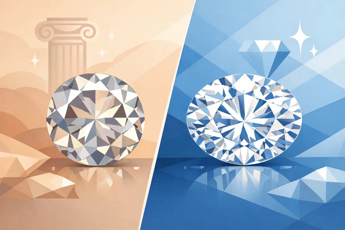 Diamant ancien versus taille moderne, lequel choisir ?