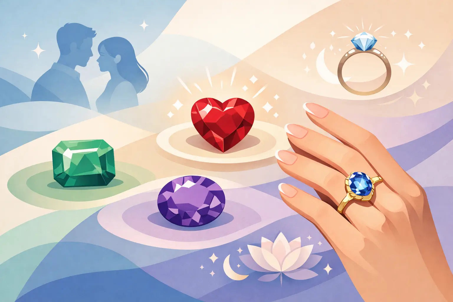 Quelle gemme pour une bague symbolique ?