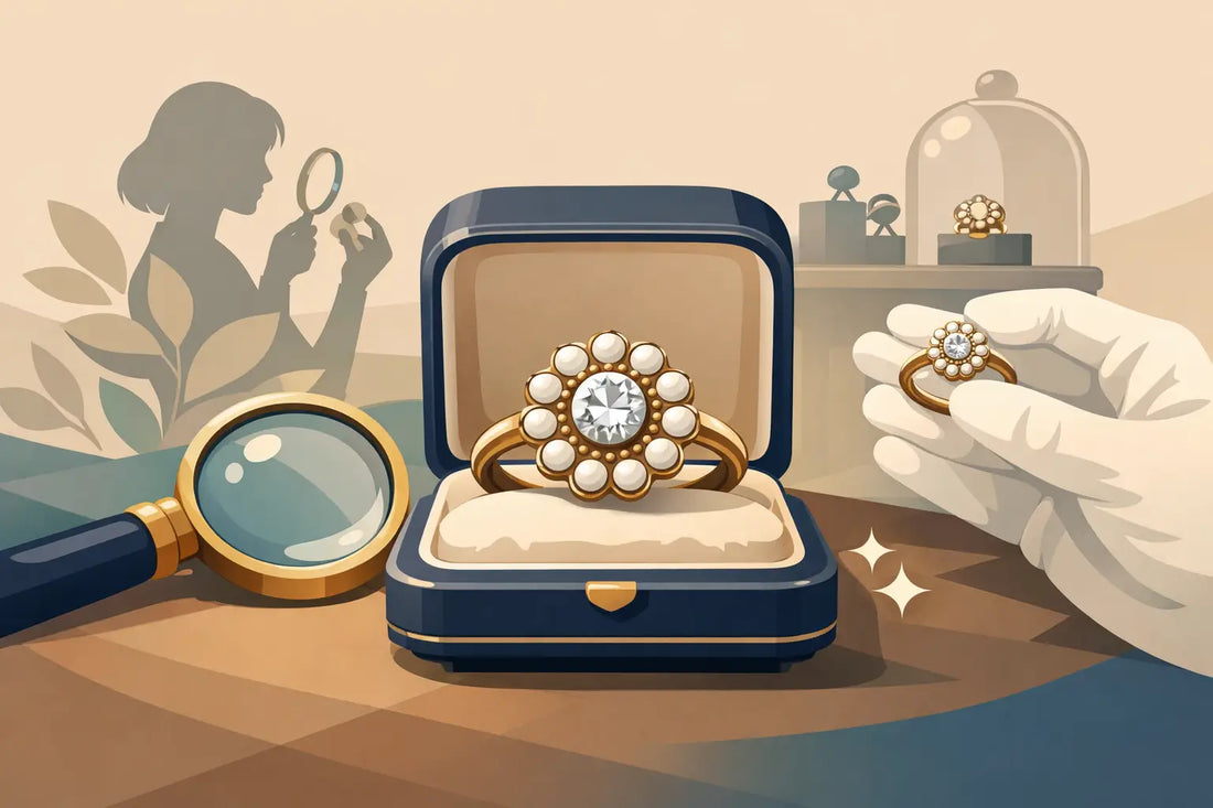 Trouver une bague marguerite ancienne sans se tromper